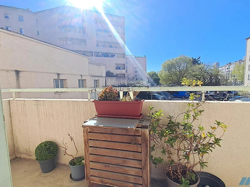 Appartement Type 2/3 sud balcon cave Ste-Marguerite 13009