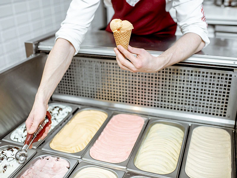 GLACIER TERRASSE REGION AIX