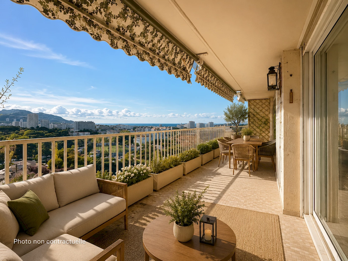 965-13009   COEUR CABOT  Type 4  de 130 m2 TERRASSE  VUE MER