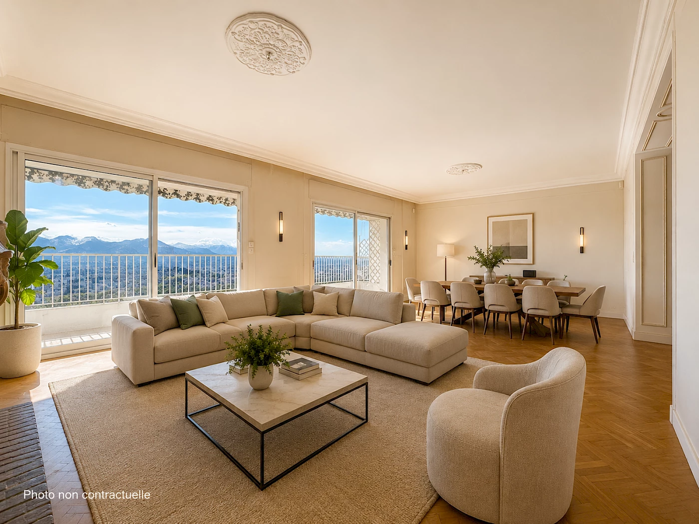 965-13009   COEUR CABOT  Type 4  de 130 m2 TERRASSE  VUE MER